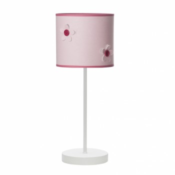 Distribuidor - Lâmpadas Diversas | Sobre Mesas Infantil | SOBREMESA BOTON ROSA 1XE14 38X16D Ref: 068971000
